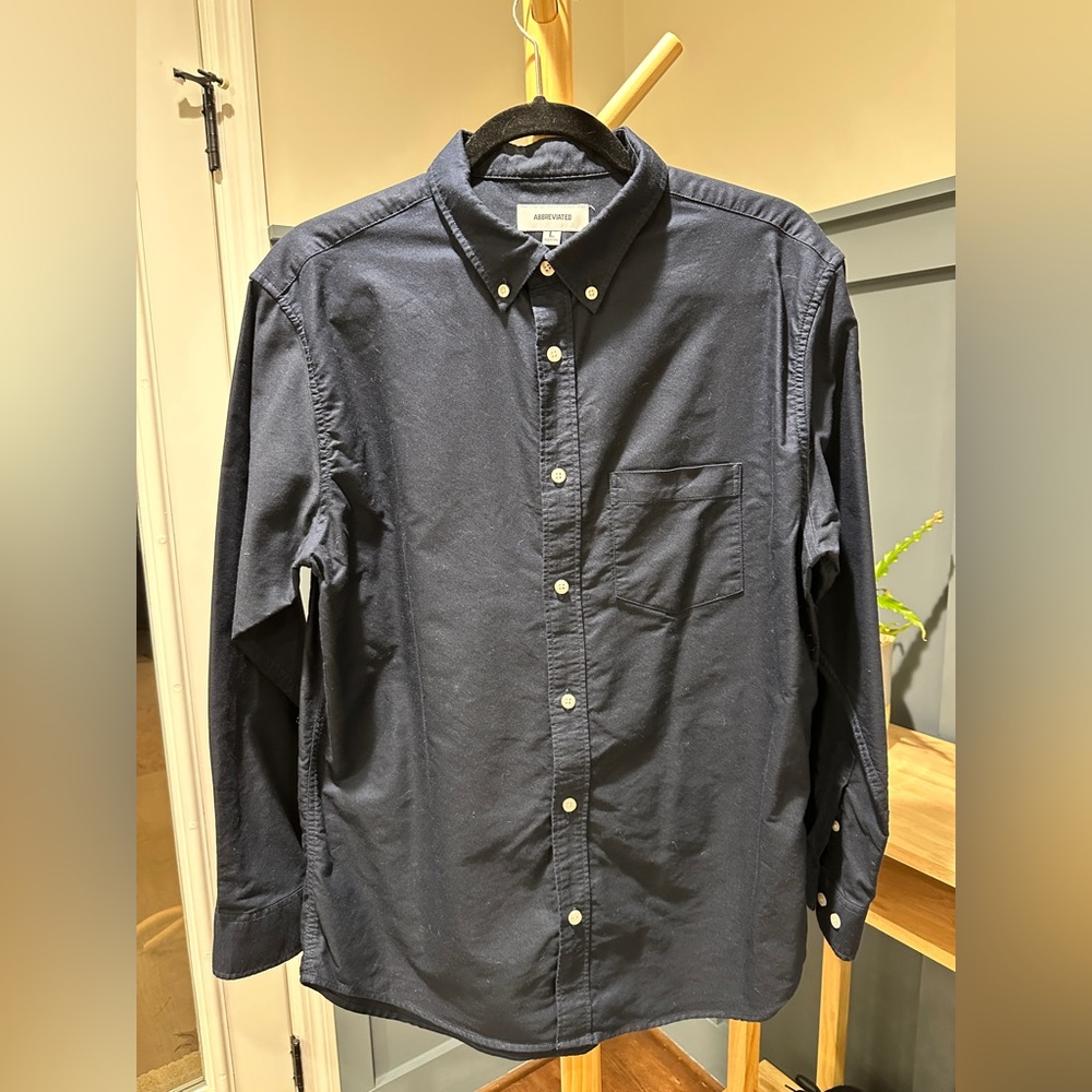 Dark Navy Oxford Cloth Button Down